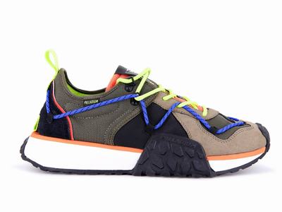 Zapatillas Palladium TROOP RUNNER LACE IT Hombre Verde Oliva | Costa Rica-08257